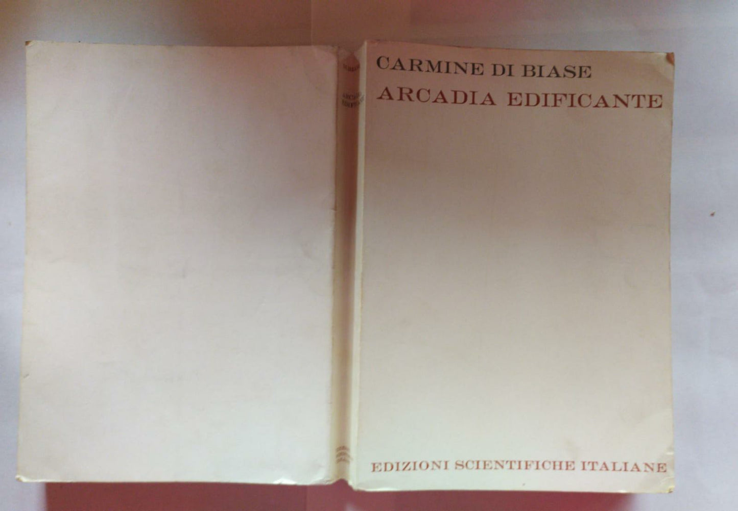Arcadia Edificante - copertina
