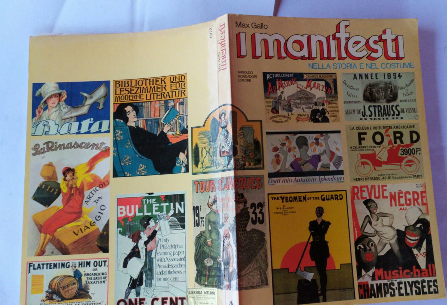 I manifesti nella storia e nel costume - copertina