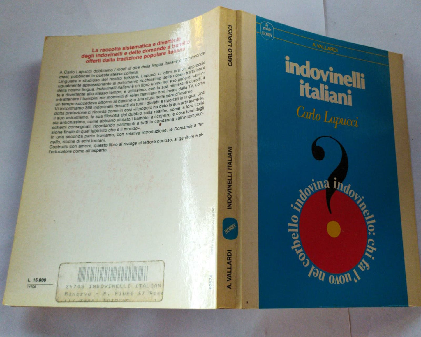 Indovinelli italiani - copertina