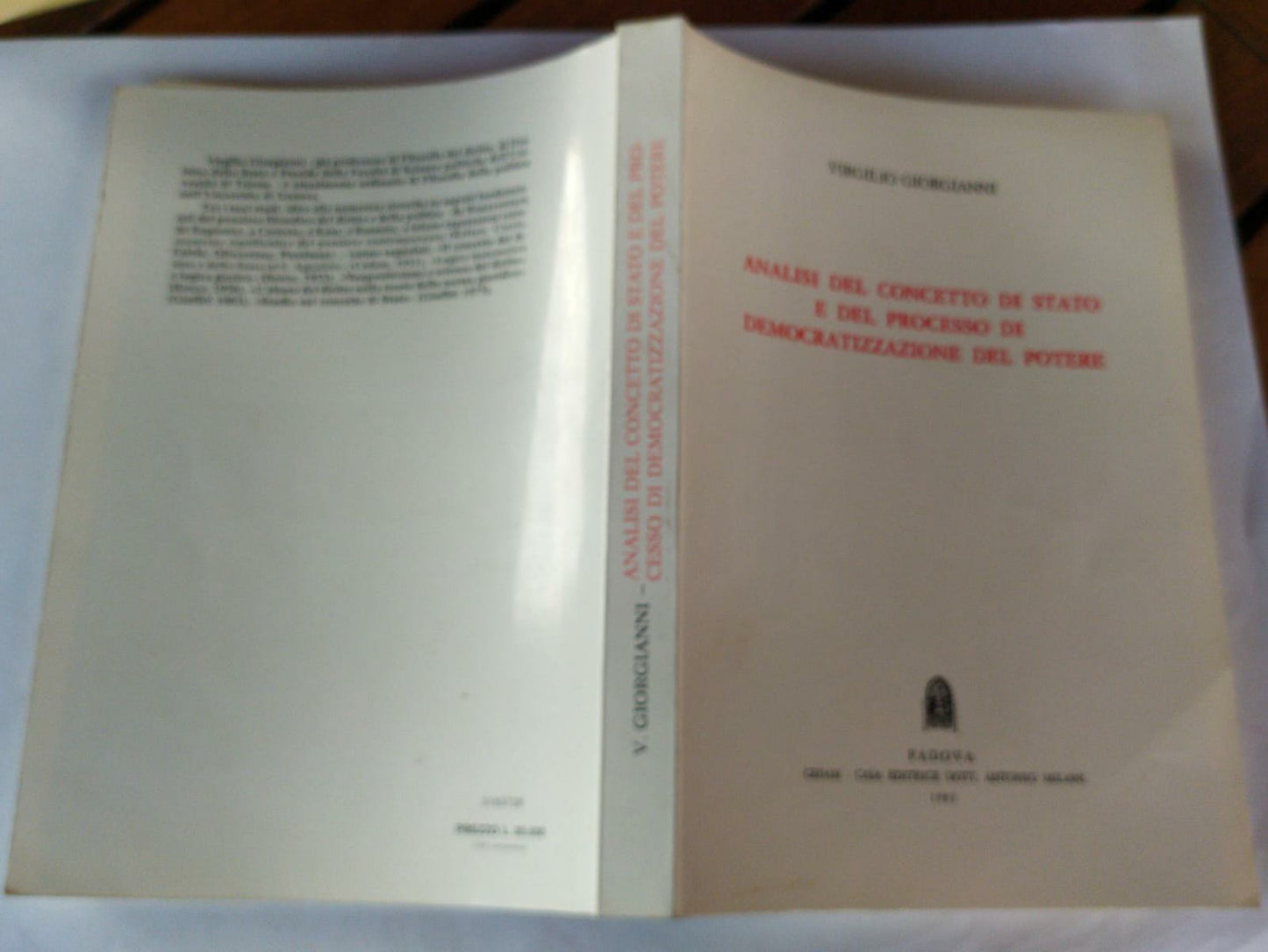 Analisi del concetto di Stato e del processo di democratizzazione del potere - copertina