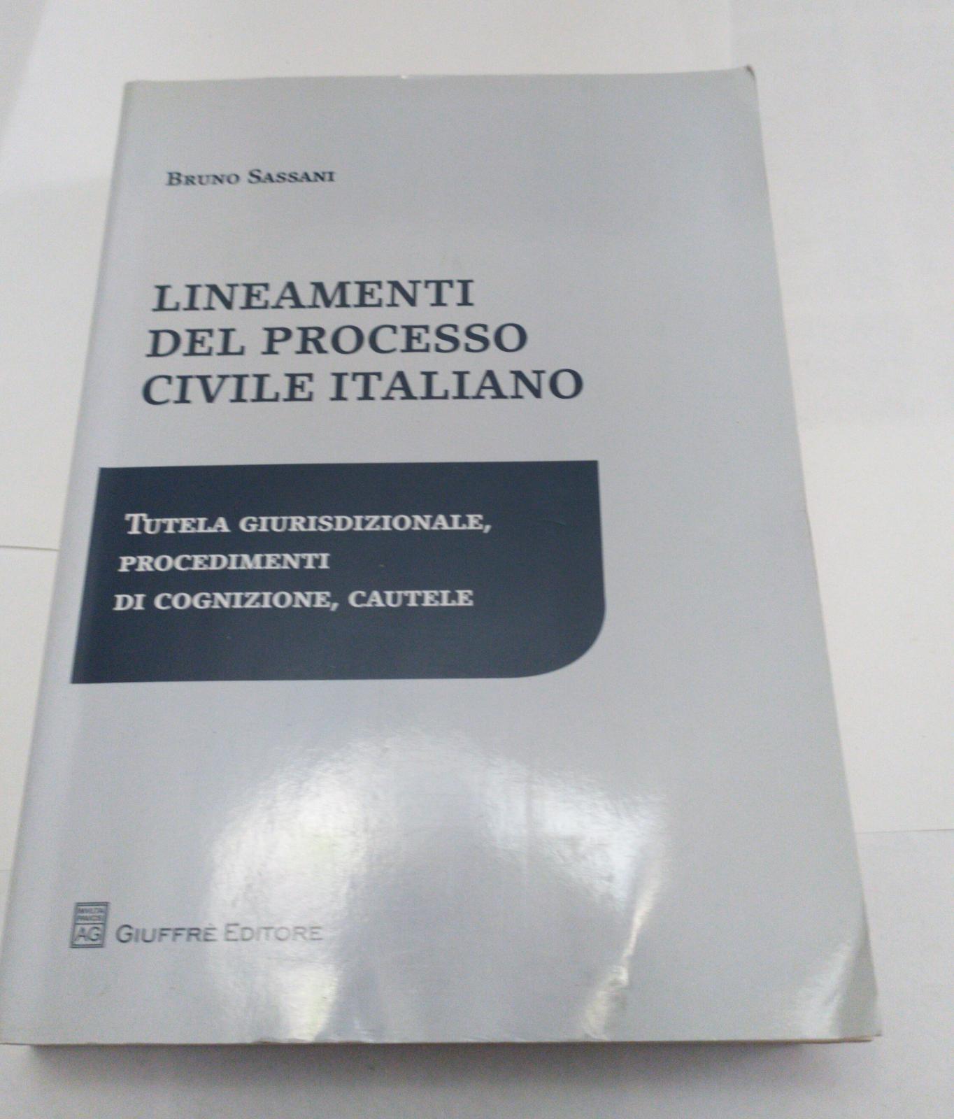 Lineamenti del processo civile italiano - copertina