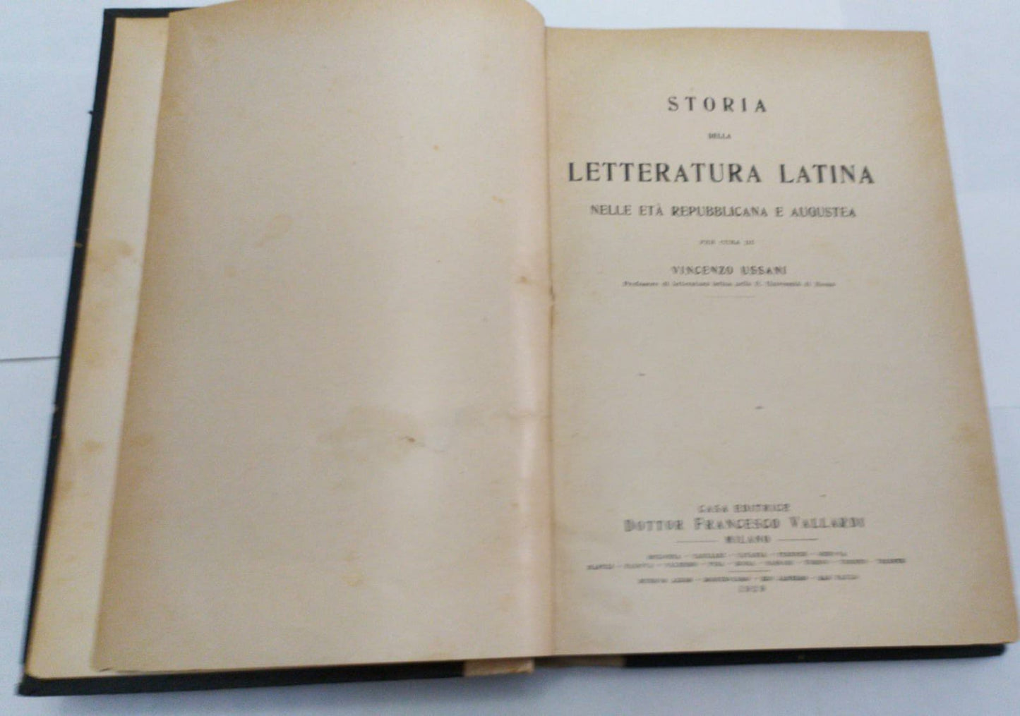 Storia della letteratura latina nelle età repubblicana e augustea - copertina