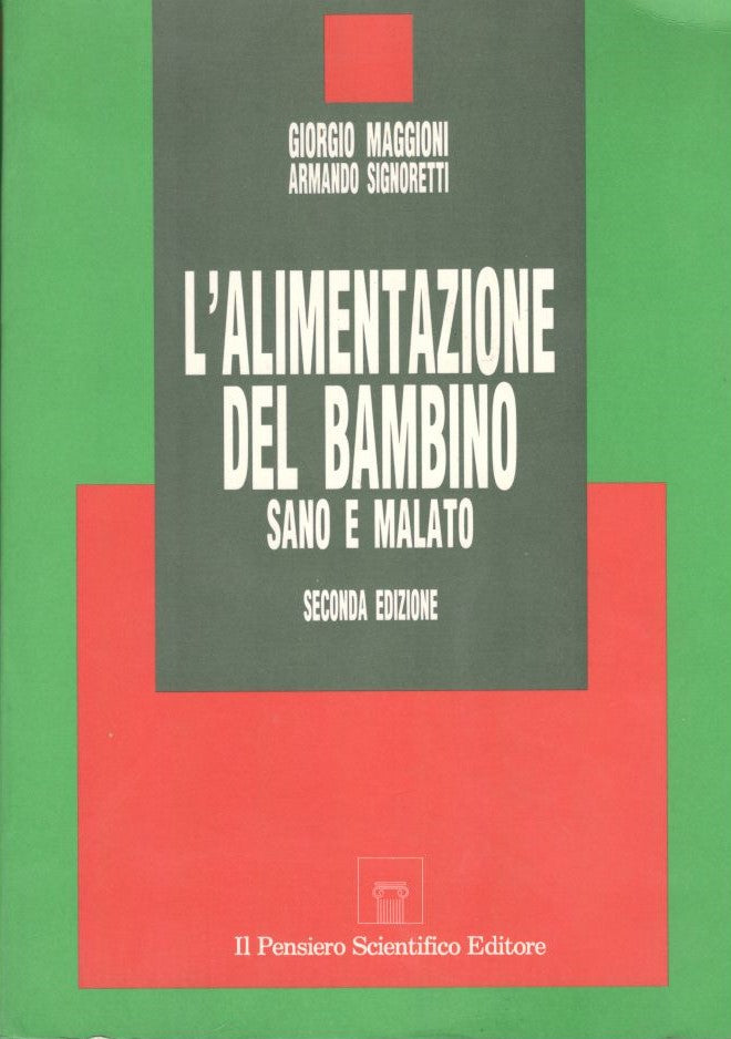 L' alimentazione del bambino sano e malato - copertina