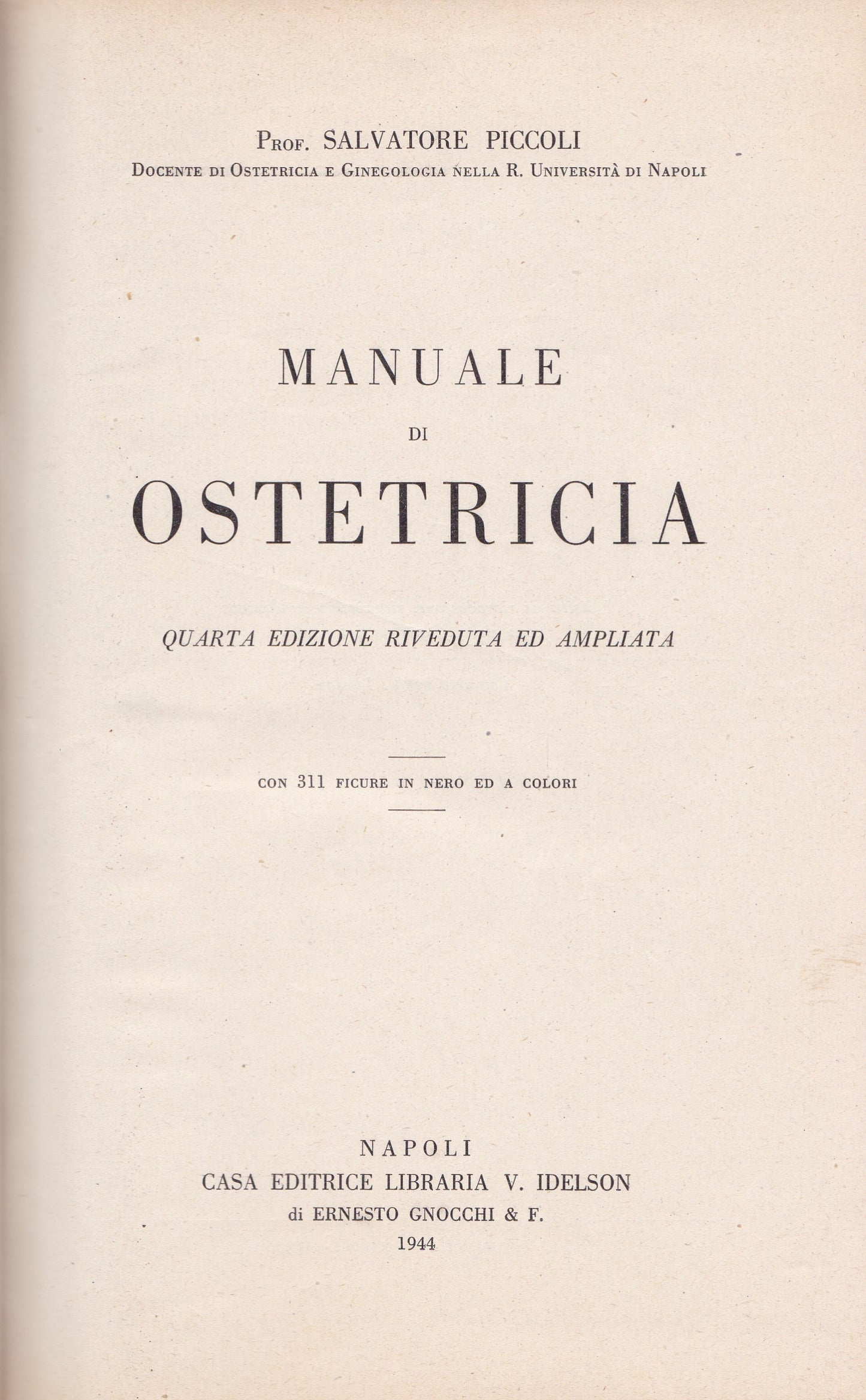 Manuale di ostetricia - copertina