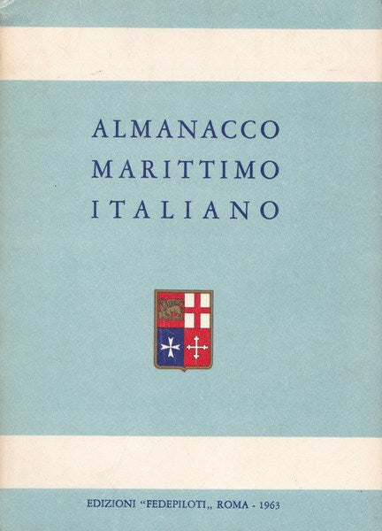 Almanacco Marittimo Italiano 1963 - copertina