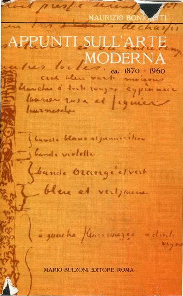 Appunti sull'arte moderna ca 1870-1960 - copertina