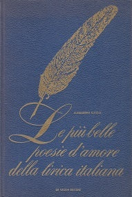 Le più belle poesie d'amore della lirica italiana - copertina