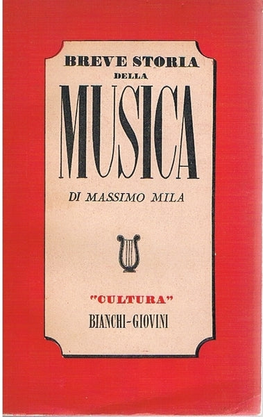 BREVE STORIA DELLA MUSICA - copertina