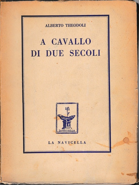 A cavallo di due secoli - copertina