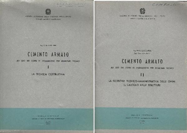 CEMENTO ARMATO. Vol. I-II. - copertina