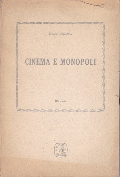 Cinema e monopoli - copertina