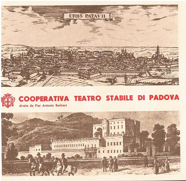 COOPERATIVA TEATRO STABILE DI PADOVA. L'ALBERGO DEL LIBERO SCAMBIO - copertina
