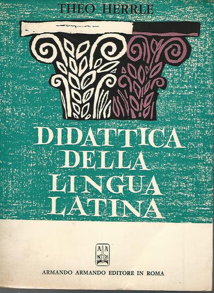 Didattica della lingua latina - copertina