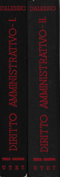 Diritto amministrativo. Volumi I-II - copertina