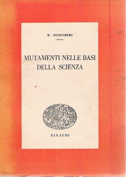 MUTAMENTI NELLE BASI DELLA SCIENZA - copertina
