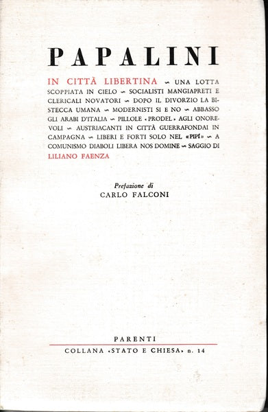 Papalini - in città libertina - copertina