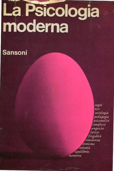 La Psicologia moderna - copertina