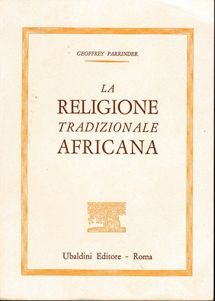 La religione tradizionale africana - copertina