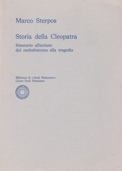 Storia della Cleopatra - copertina