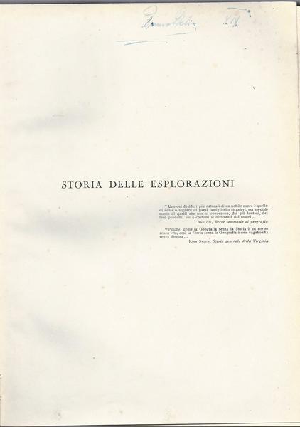 STORIA DELLE ESPLORAZIONI - copertina