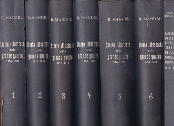 Storia illustrata della Grande Guerra (1914-18). Sette volumi. - copertina