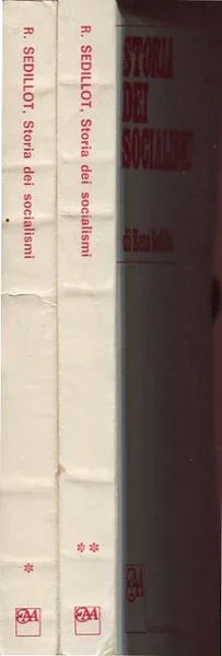 Storia dei Socialismi (due volumi) - copertina