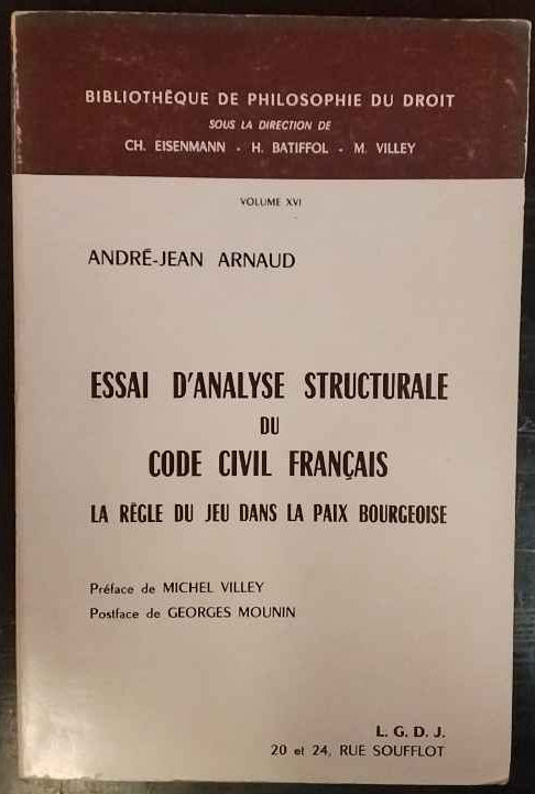 Essai d'analyse structurale