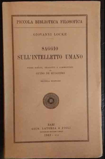 Saggio sull'intelletto umano