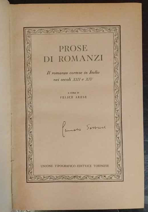 Prose di romanzi 