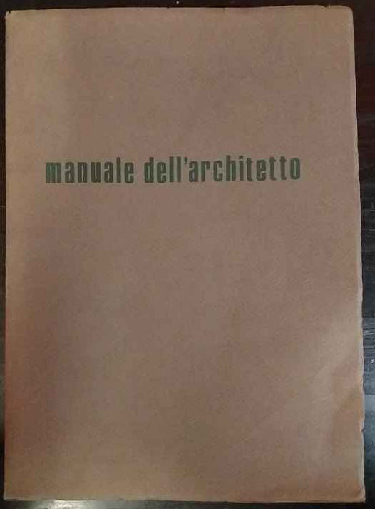 Manuale dell'architetto 