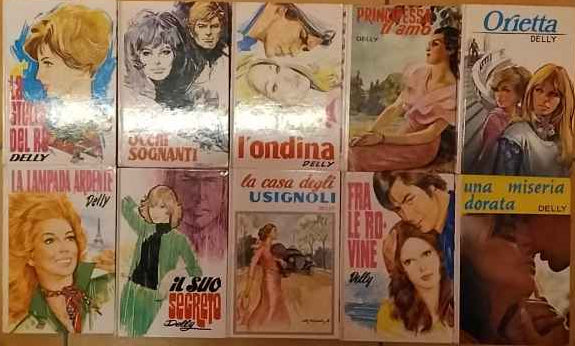 Collana "I romanzi della rosa" 10 volumi. (Titoli in foto)