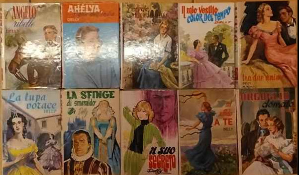 Collana "I romanzi della rosa" 10 volumi. (Titoli in foto)