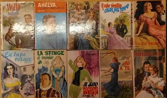 Collana "I romanzi della rosa" 10 volumi. (Titoli in foto)