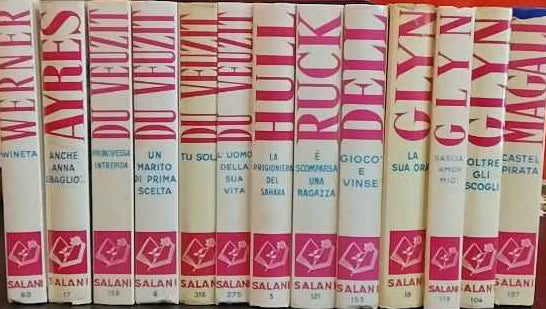 Collana "I romanzi della rosa" 13 volumi. (Titoli in foto)