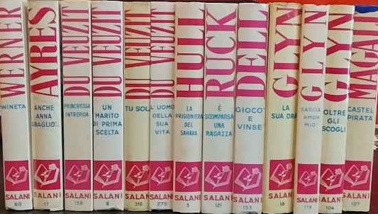 Collana "I romanzi della rosa" 13 volumi. (Titoli in foto)