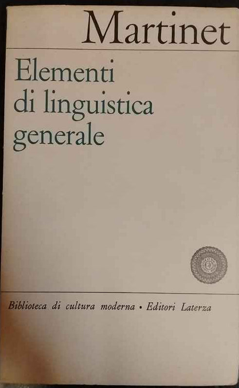Elementi di linguistica generale 