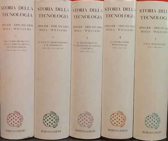 Storia della tecnologia. 5 volumi 