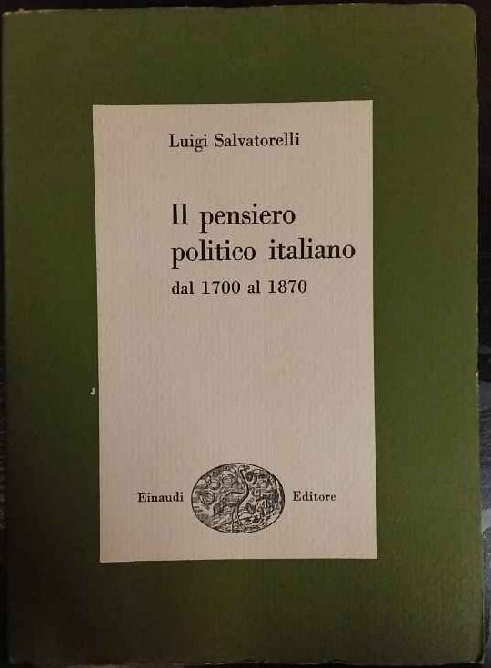 Il pensiero politico italiano