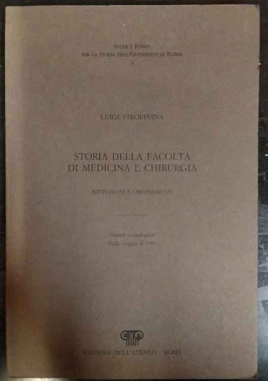 Storia della facoltà di medicina e chirurgia
