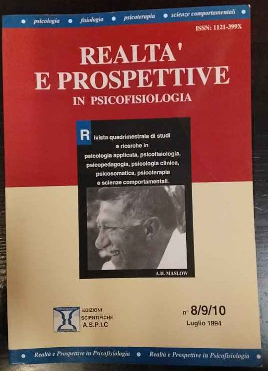 Realtà e prospettive in psicofisiologia 