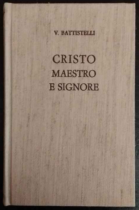 Cristo maestro e signore 