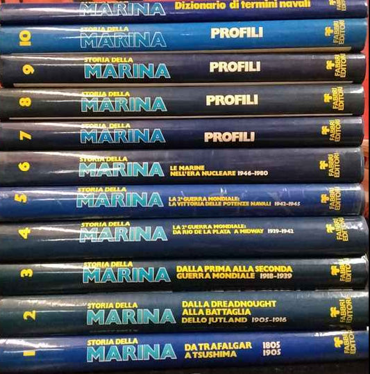 Storia della marina. 10 volumi + 1
