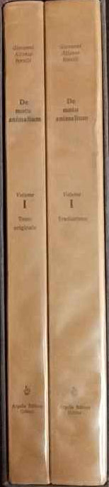 De Motu animalium. Vol. 1. 2 tomi: Testo originale, Traduzione 