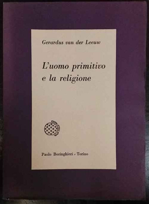 L'uomo primitivo e la religione 