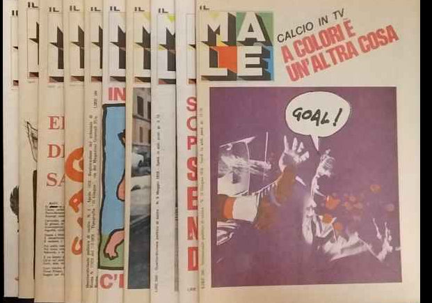 Il male. Settimanale di satira politica. Anno I. 10 Volumi