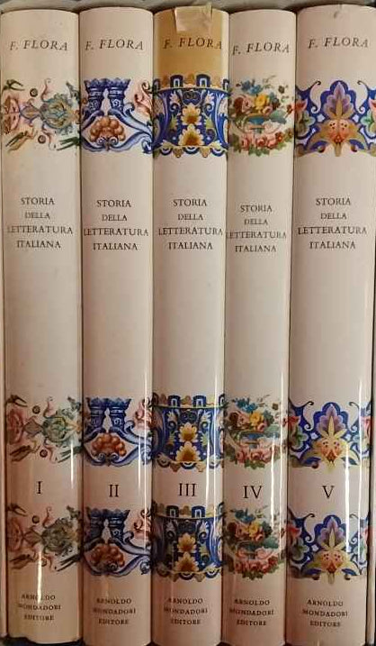 Storia della letteratura italiana. 5 volumi