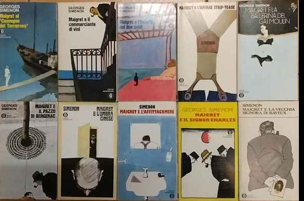 Romanzi vari di Georges Simenon. 10 volumi. Oscar Mondadori 