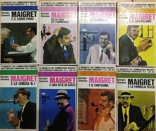 Romanzi vari di Georges Simenon. 8 volumi