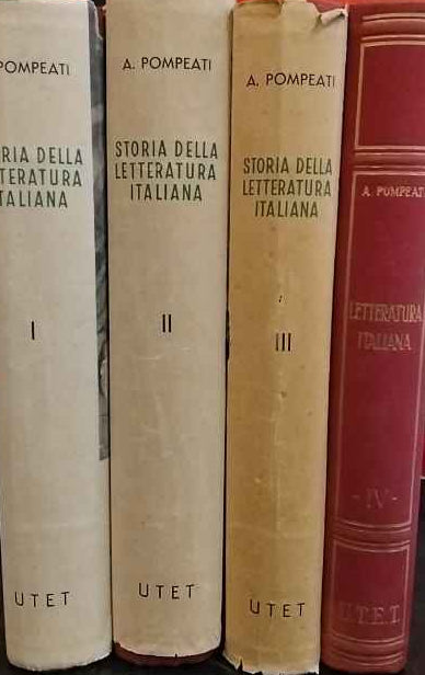 Storia della letteratura italiana. 4 volumi