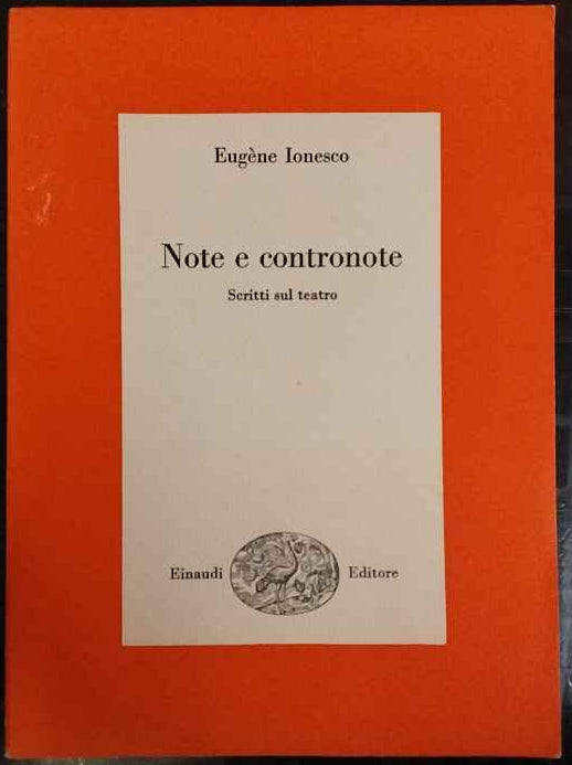 Note e contronote. Scritti di teatro